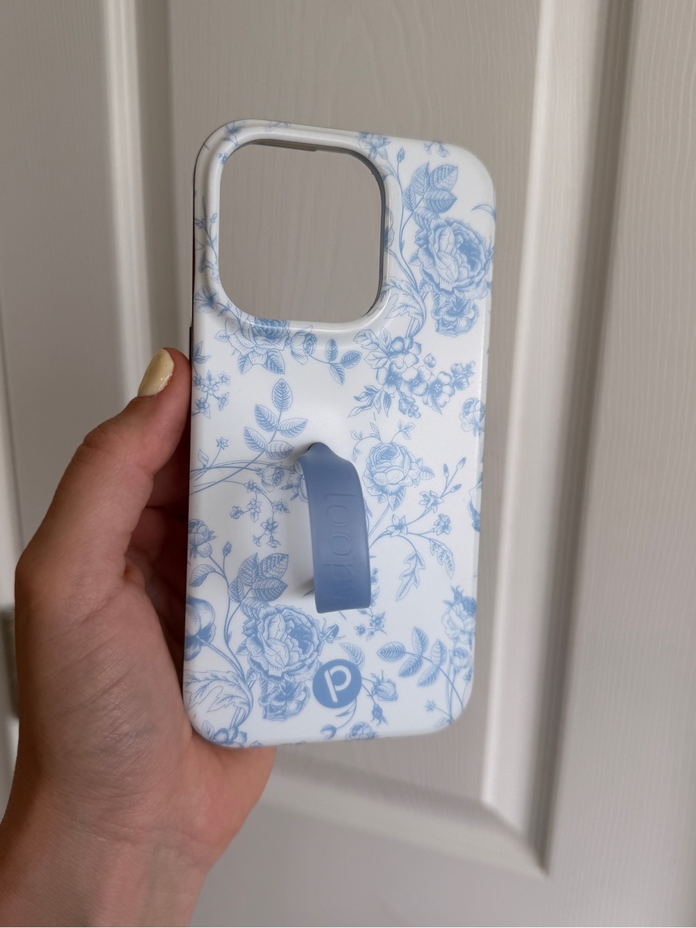 Loopy iPhone 12 Pro Floral Blue & White Phone Case